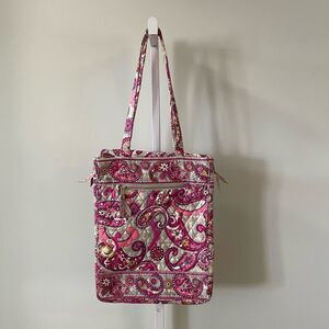 Vera Bradley Pink Laptop Caryall Bag